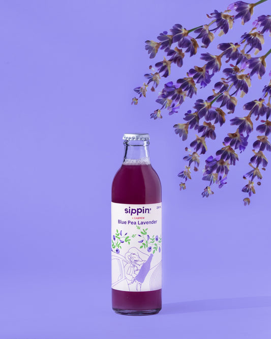 Blue Pea Lavender Kombucha