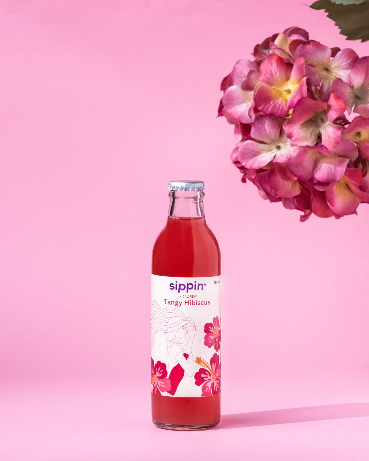 Tangy Hibiscus Kombucha